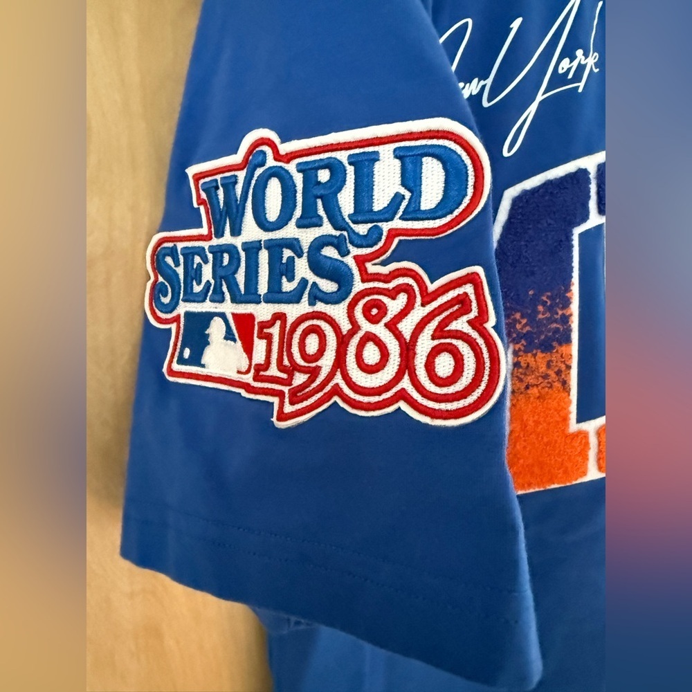 New York Mets Pro Standard 1986 World Series Hometown T-Shirt - Royal; NWOT! - Picture 9 of 13